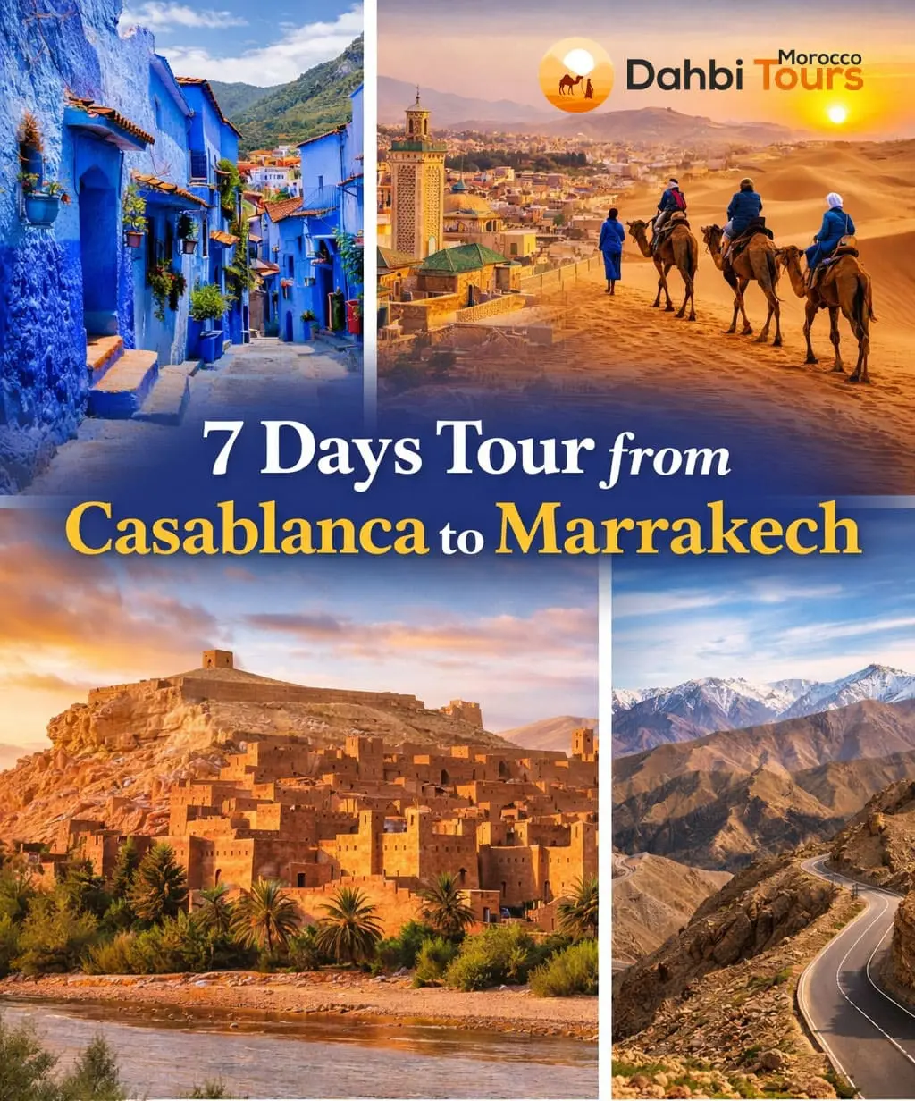 7-Day Tour from Casablanca to Marrakech