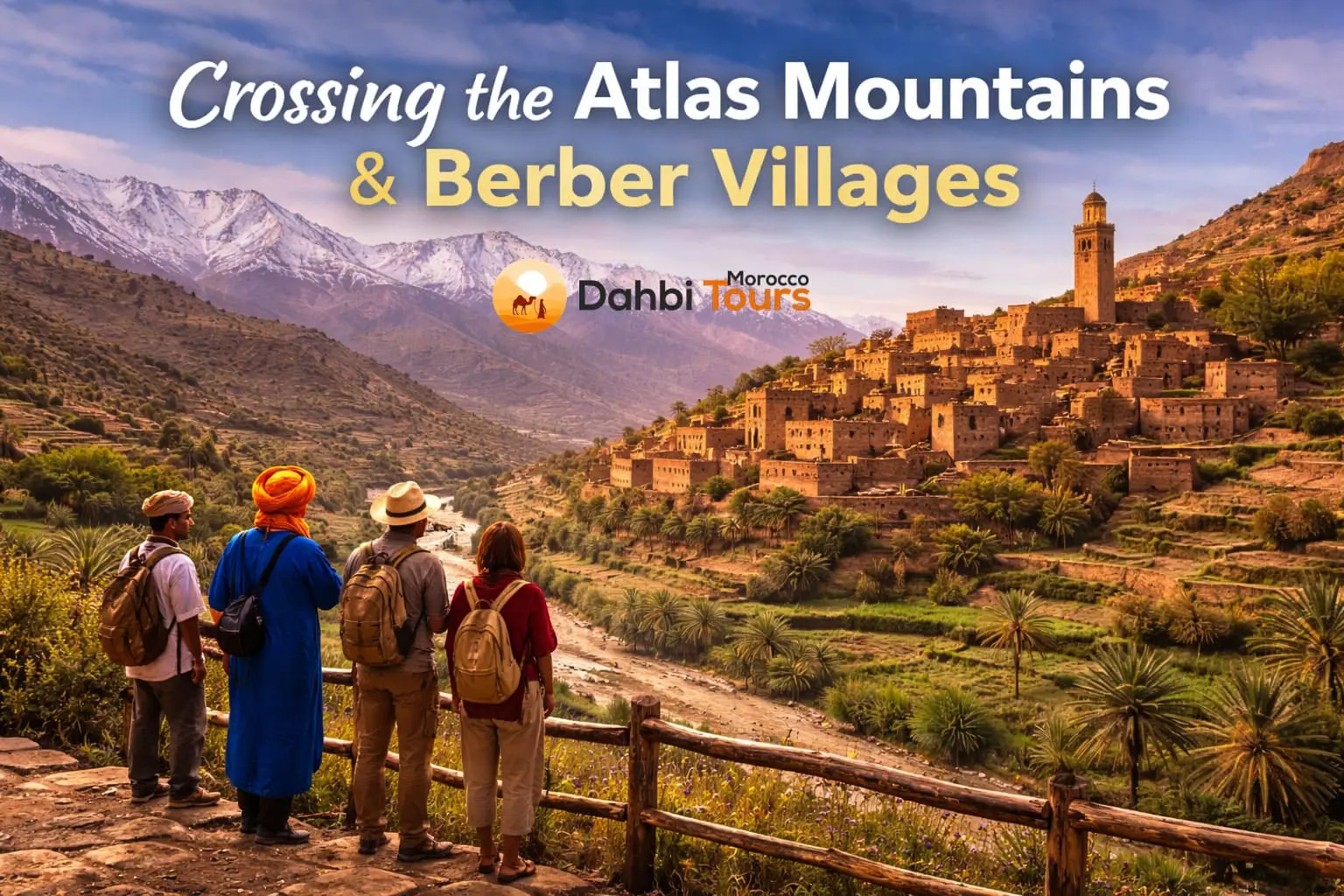 Crossing the Atlas Mountains & Berber Villages