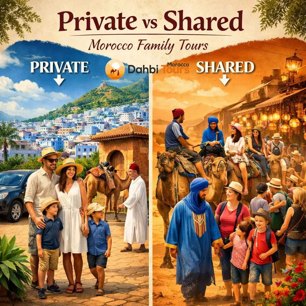 Private vs Shared Morocco Family Tours