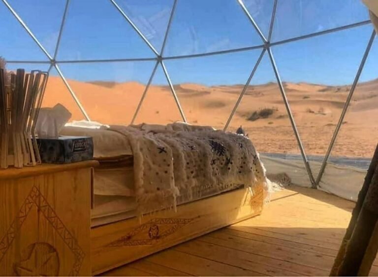 Luxury Sahara desert camp in Merzouga