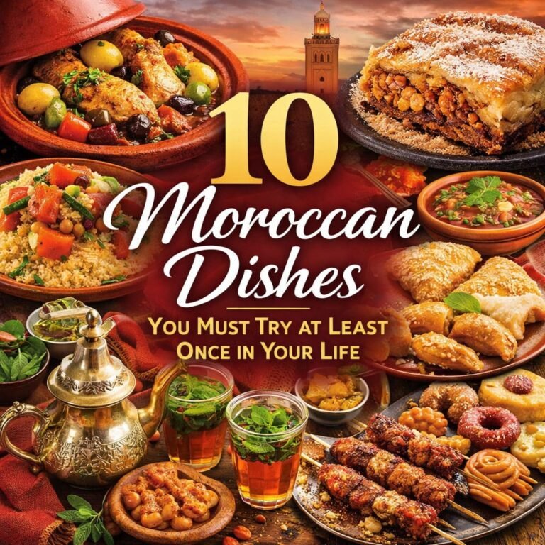 10 Moroccan Dishes You Must Try at Least Once in Your Life