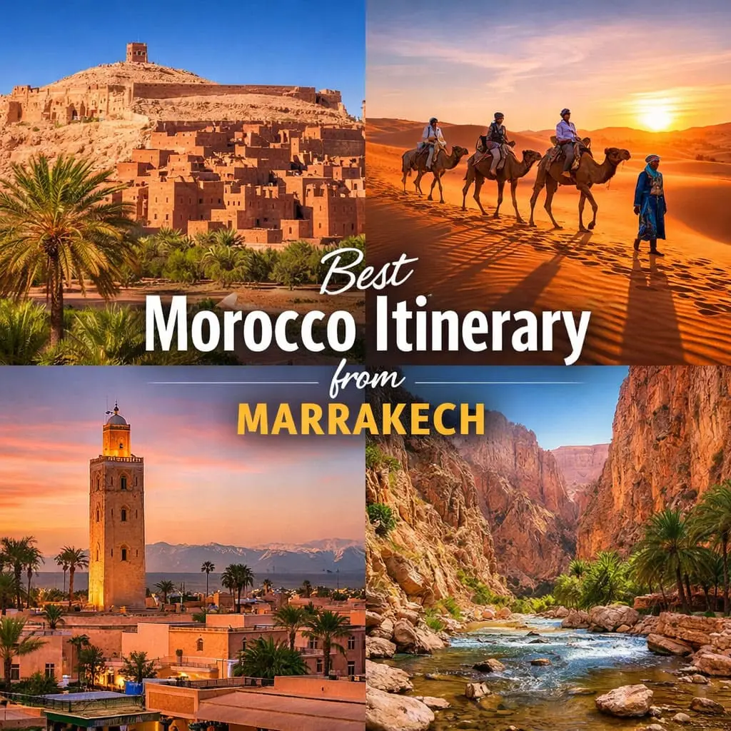 Morocco Itinerary from Marrakech