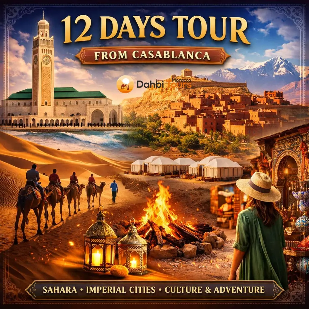 12 days tour from Casablanca