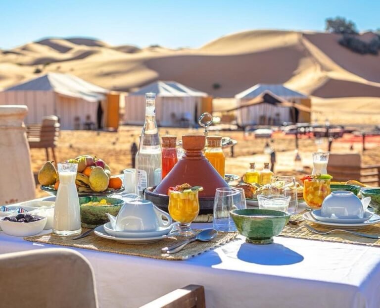 sahara desert morning — 5 day tour from Fes to Marrakech