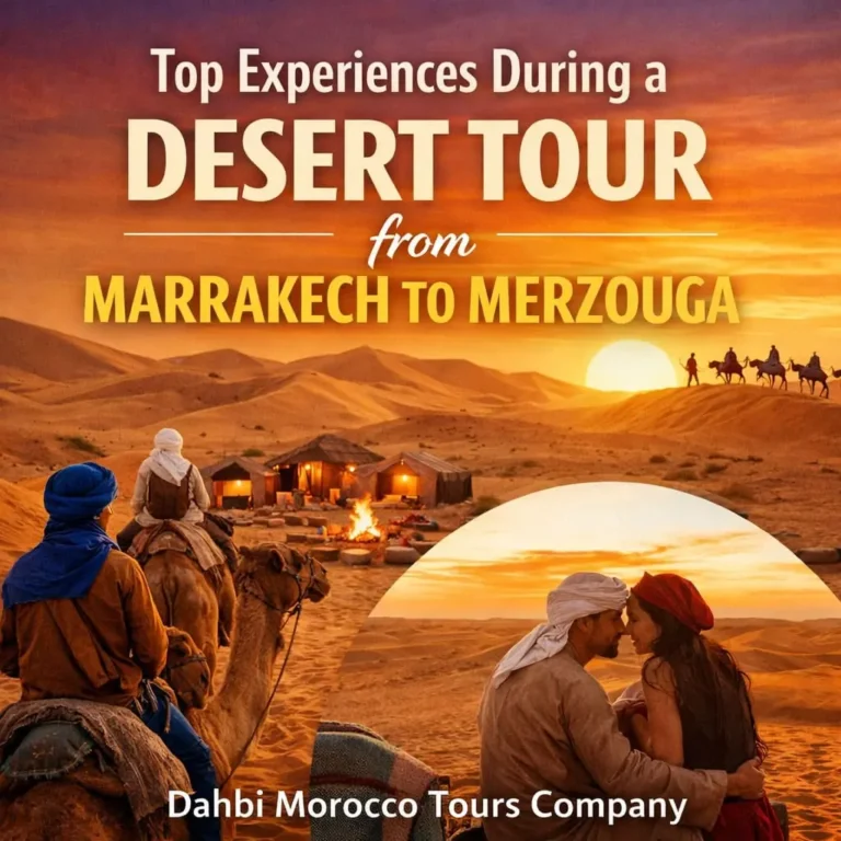 Top Experiences During a Desert Tour from Marrakech to Merzouga