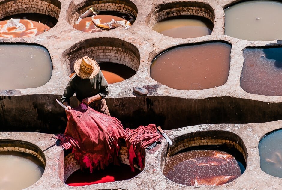 Fes tannery